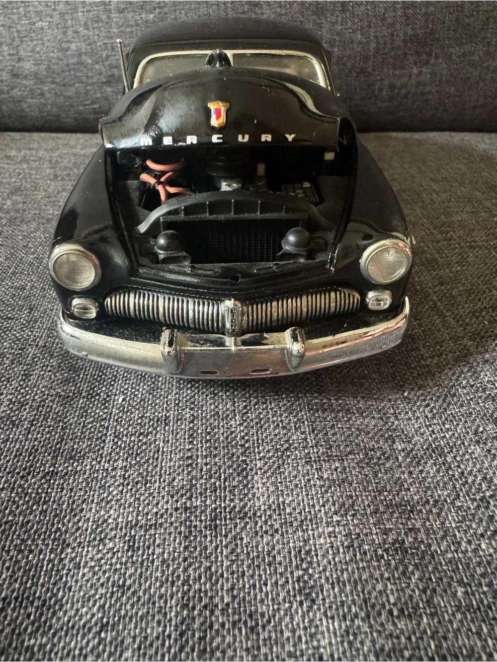 Danbury Mint 1949 Mercury Club Coupe 1:24 Diecast Model Black White Walls